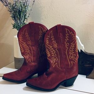 Red Cowgirl Boots- Singed by Dan&Shay